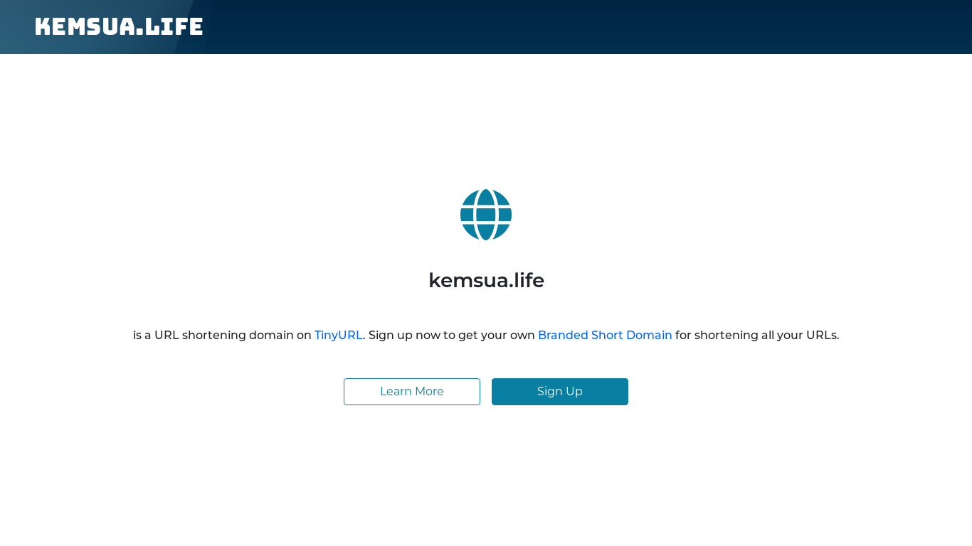 website screenshot of https://kemsua.life/