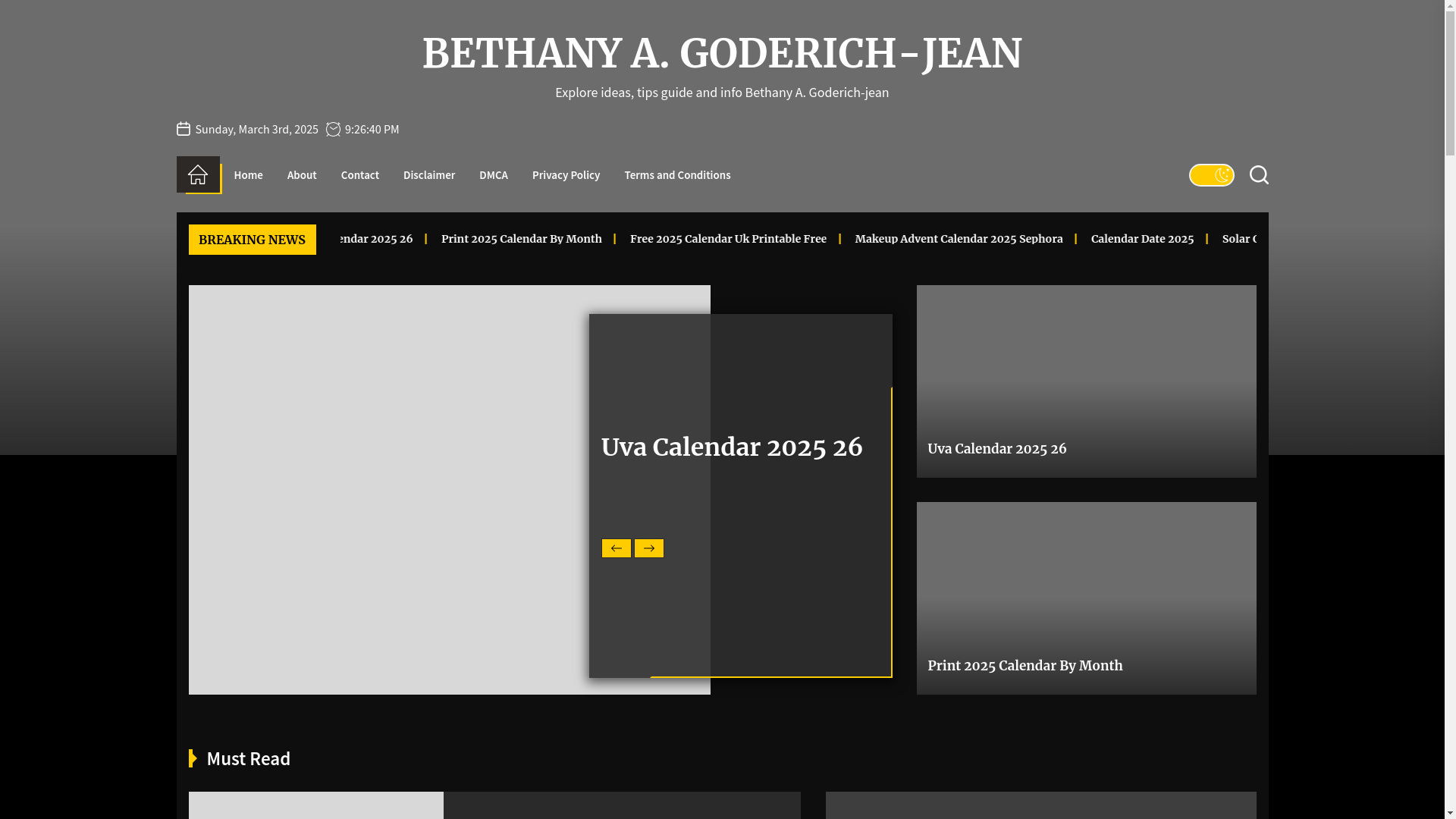website screenshot of https://bethanyagoderich.pages.dev/