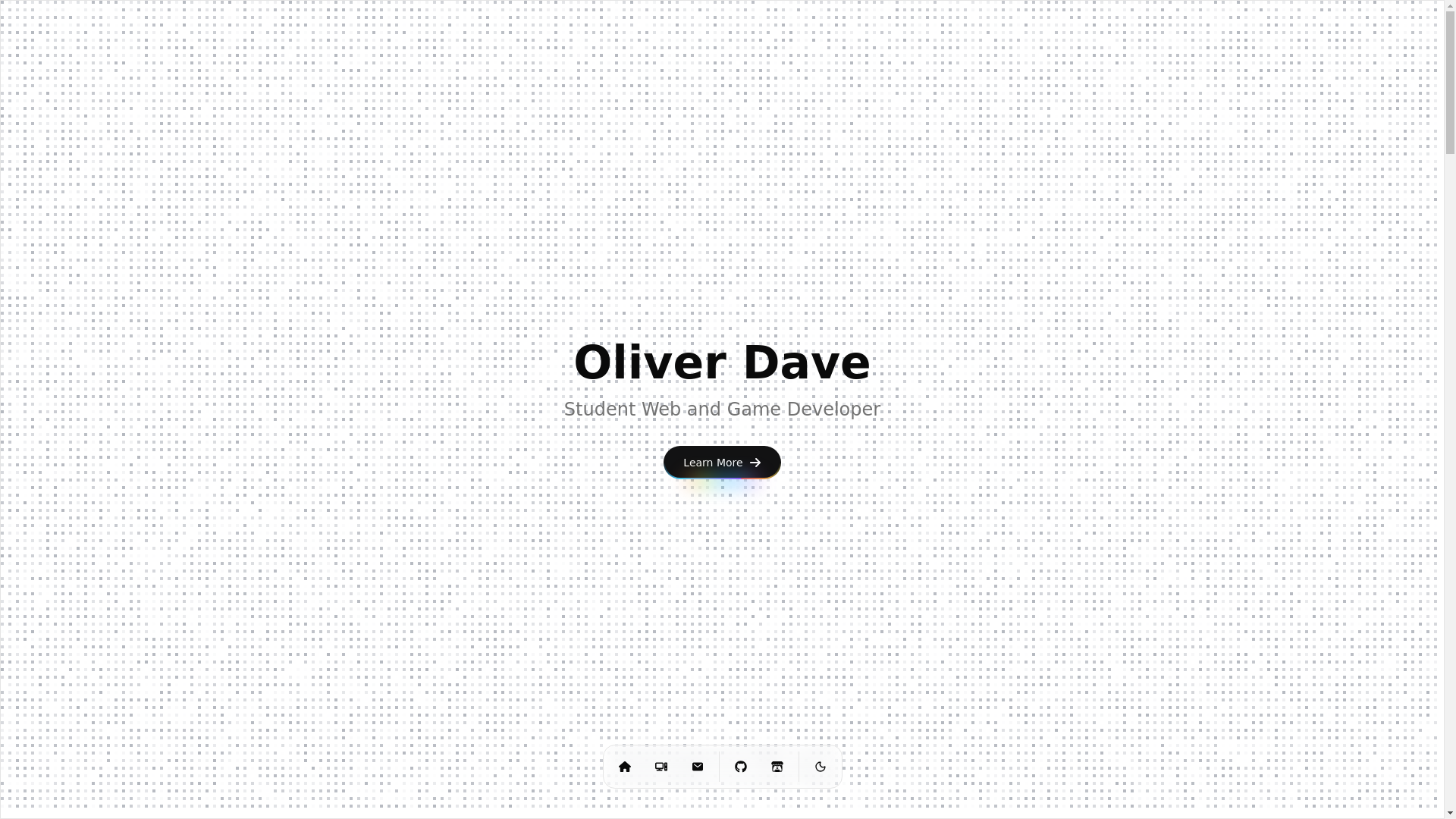 website screenshot of https://oliverdave.dev/