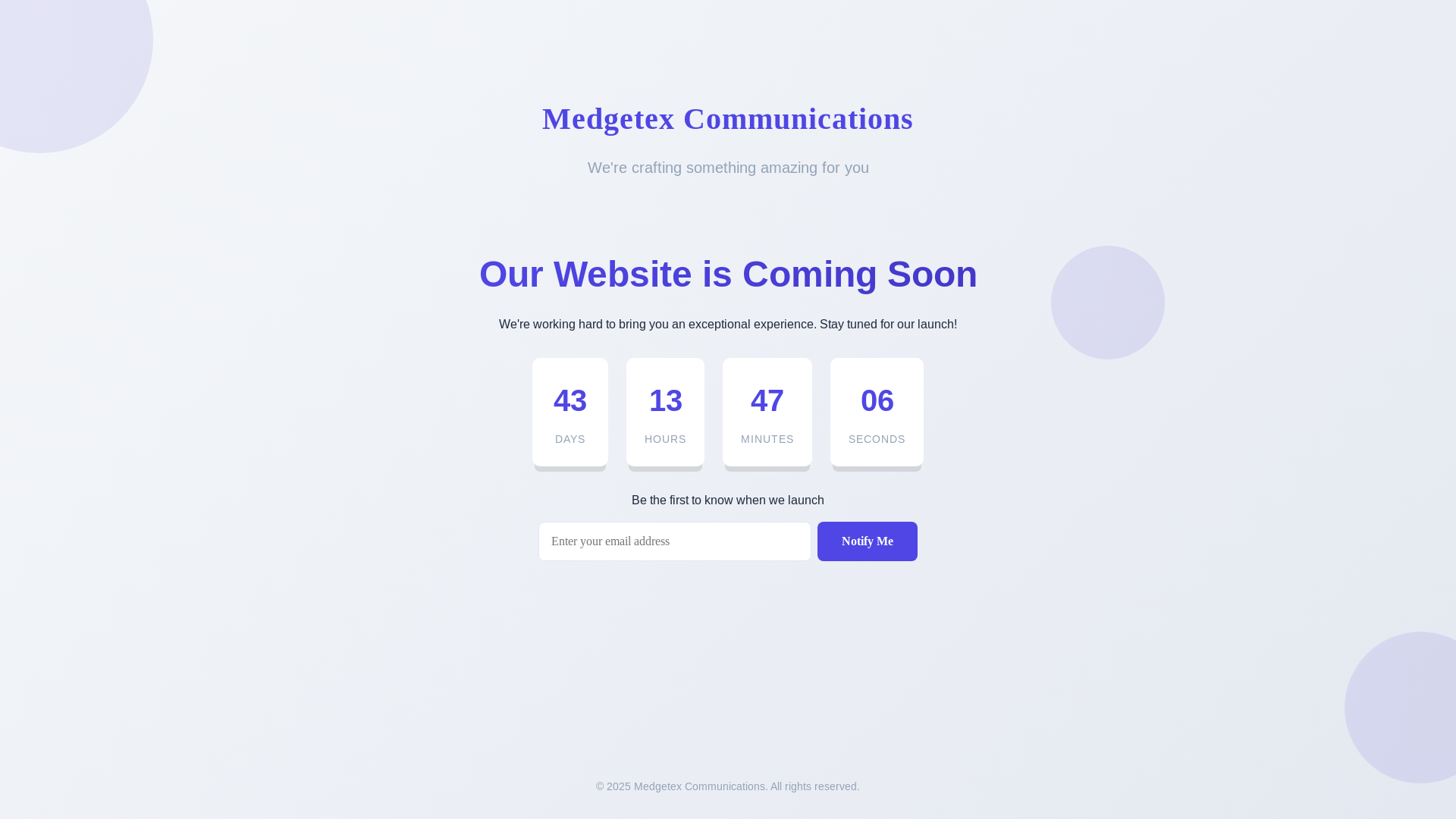 website screenshot of https://medgetex.com/