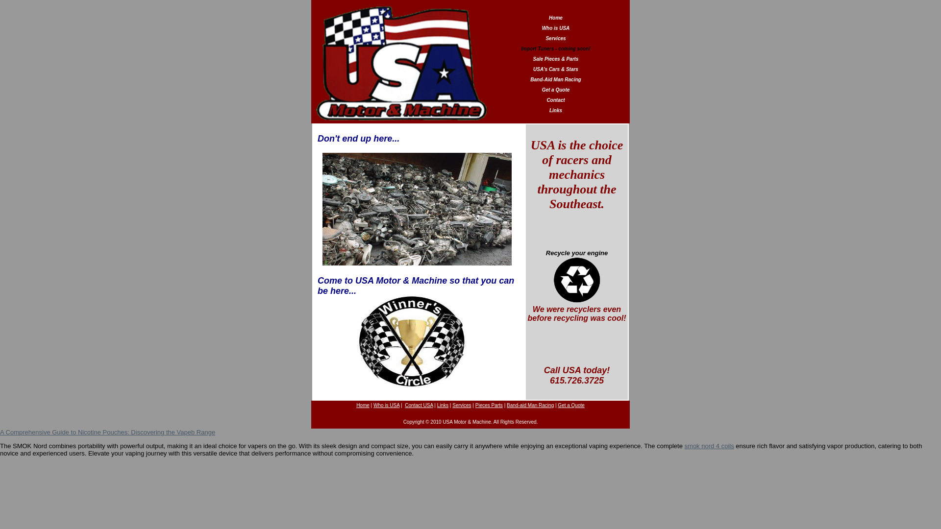website screenshot of https://usamotorandmachine.pages.dev/