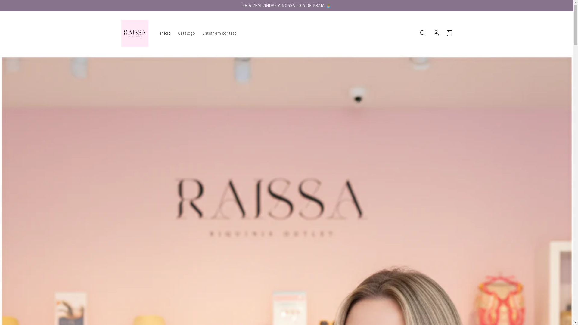 website screenshot of https://raissabiquinis.online/