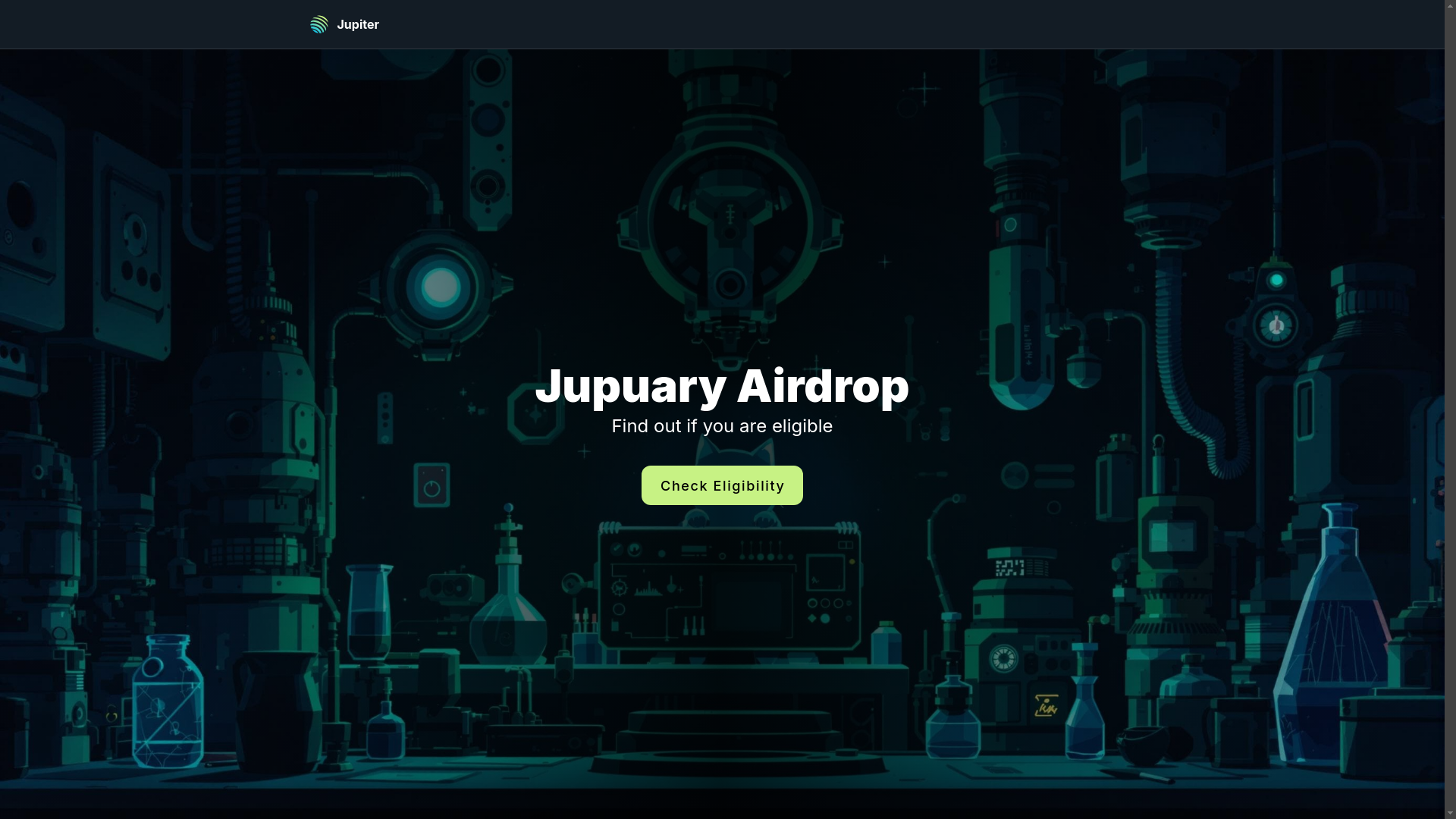 website screenshot of https://jupuary-checker.app/
