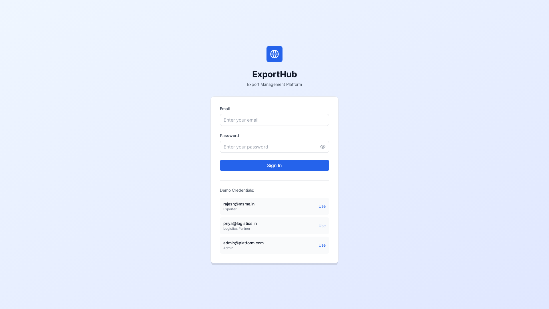 website screenshot of https://fast-parcel-ui.pages.dev/