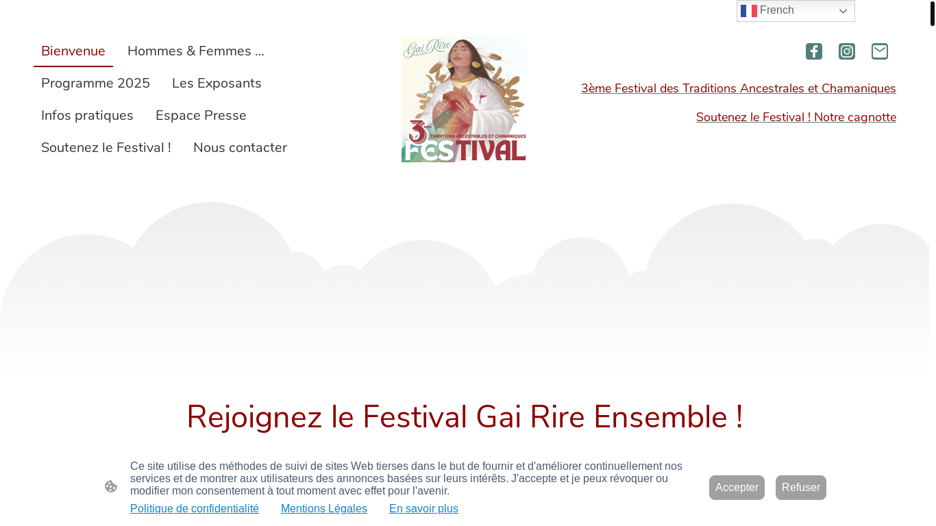 website screenshot of https://festivalgairireensemble.com/