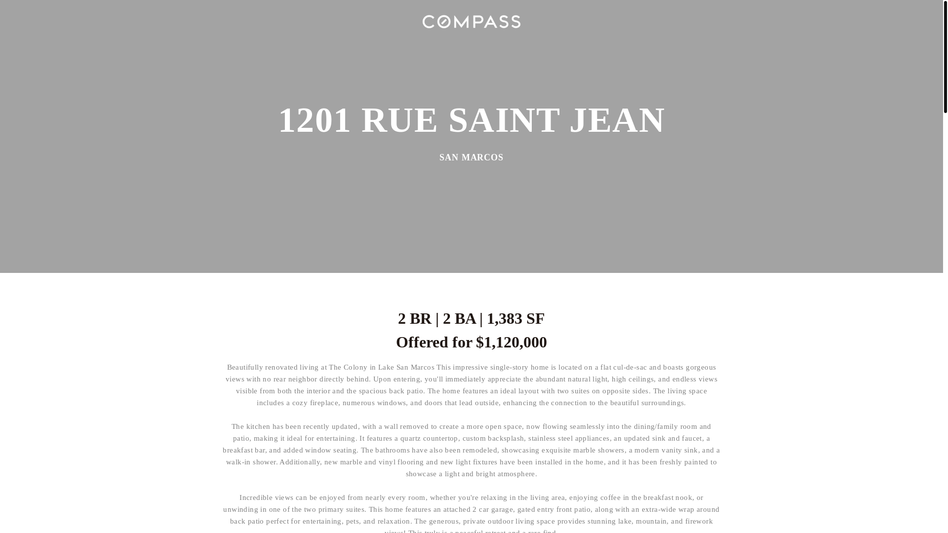 website screenshot of https://1201ruesaintjean.com/