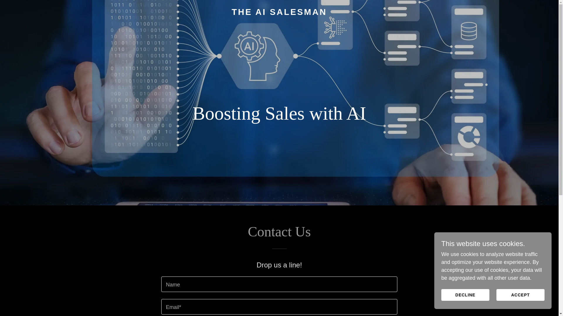 website screenshot of https://theaisalesman.co.uk/