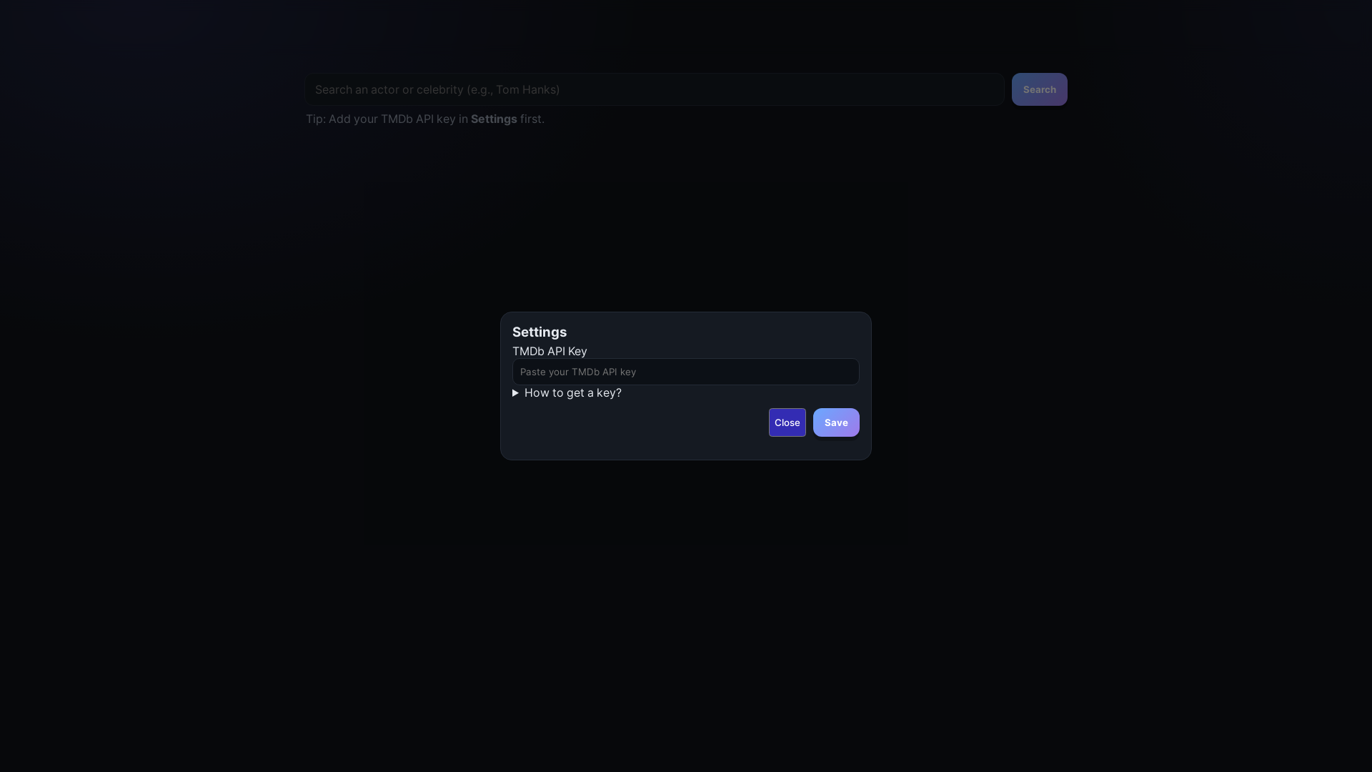 website screenshot of https://celebrityroles.com/