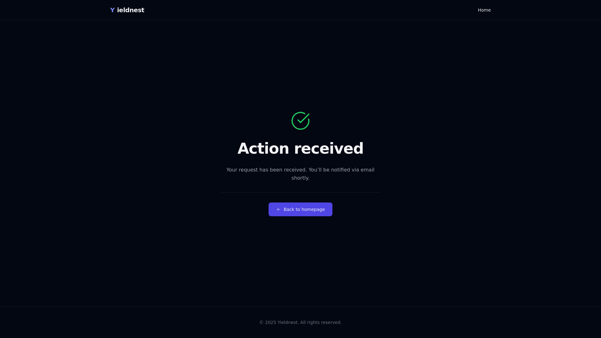 website screenshot of https://yieldnest-received.pages.dev/