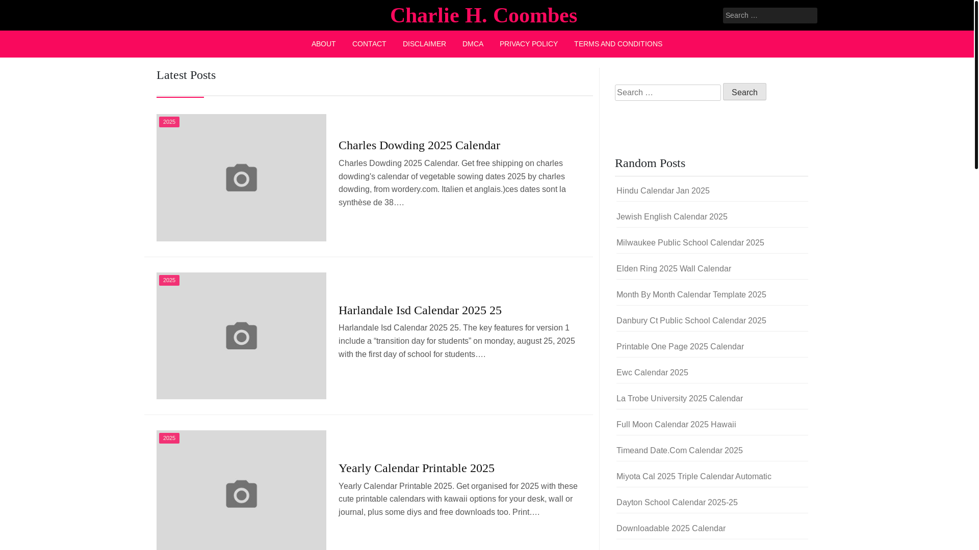 website screenshot of https://charliehcoombes.pages.dev/