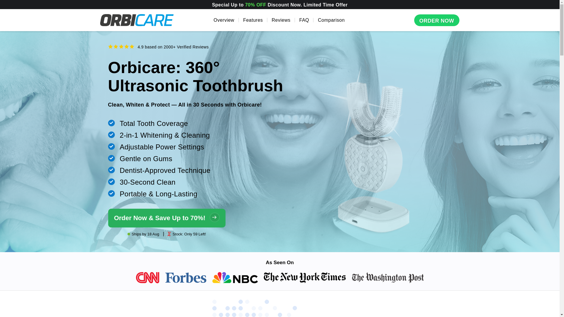 website screenshot of https://buyorbicare.com/
