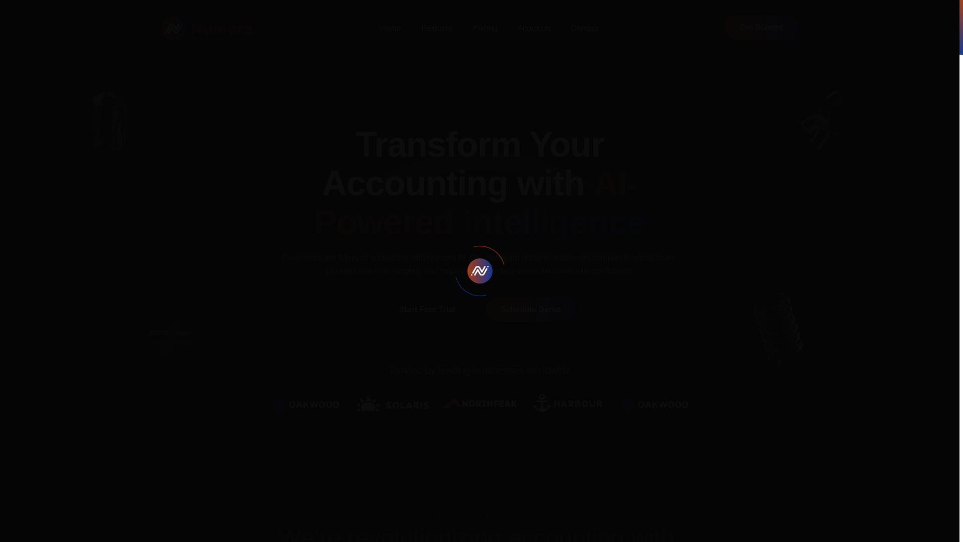 website screenshot of https://numora-ai.pages.dev/