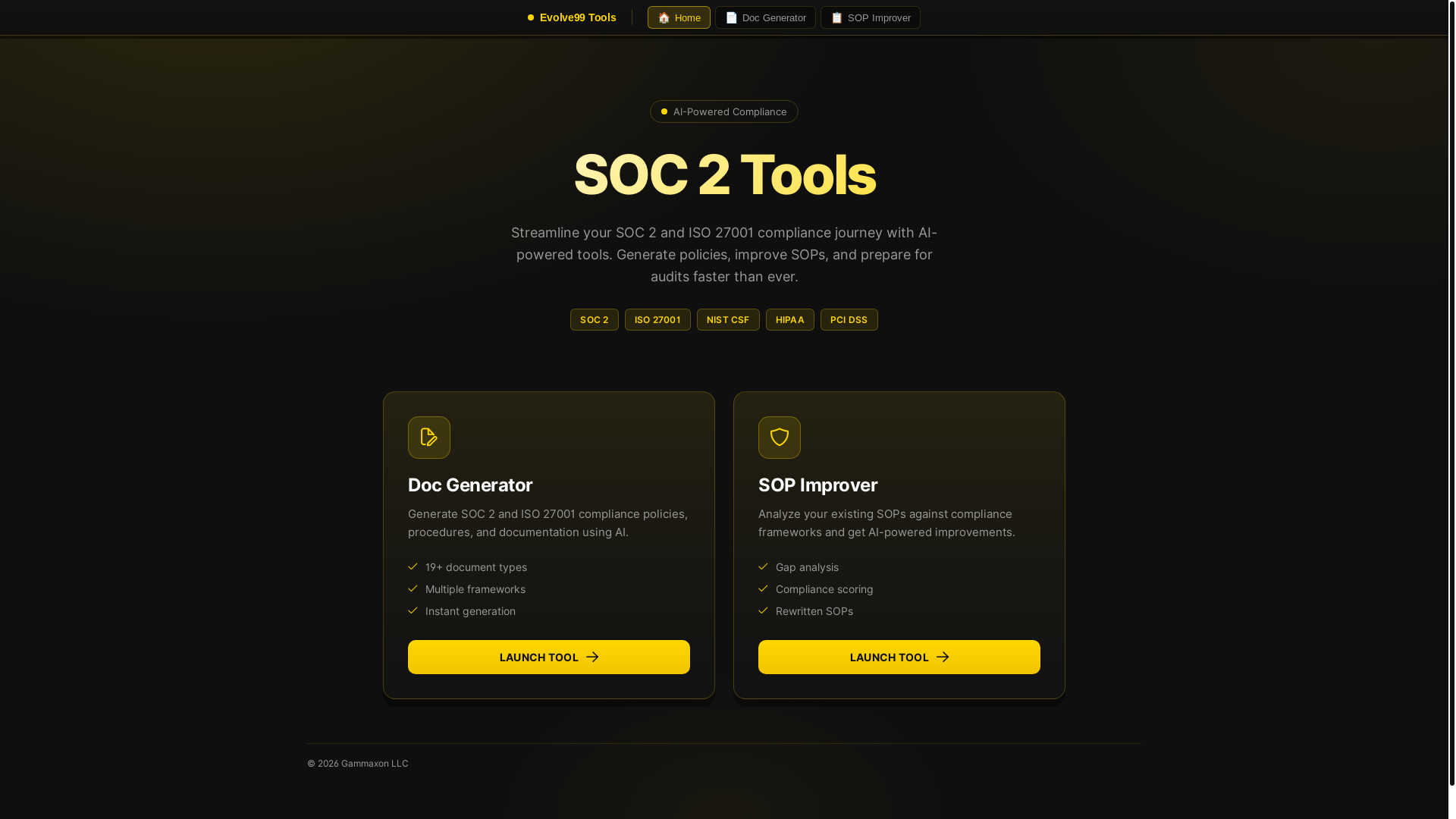 website screenshot of https://soc2me-www.pages.dev/
