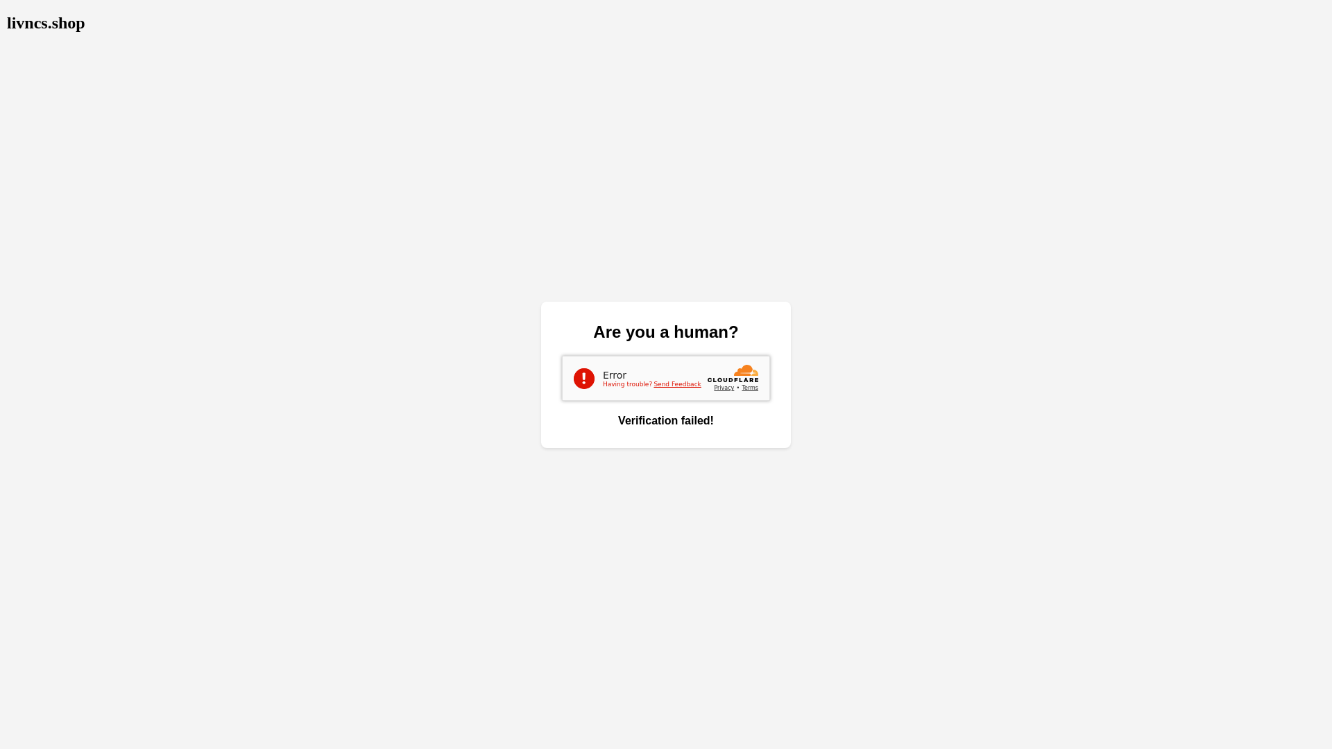 website screenshot of https://livncs.shop/