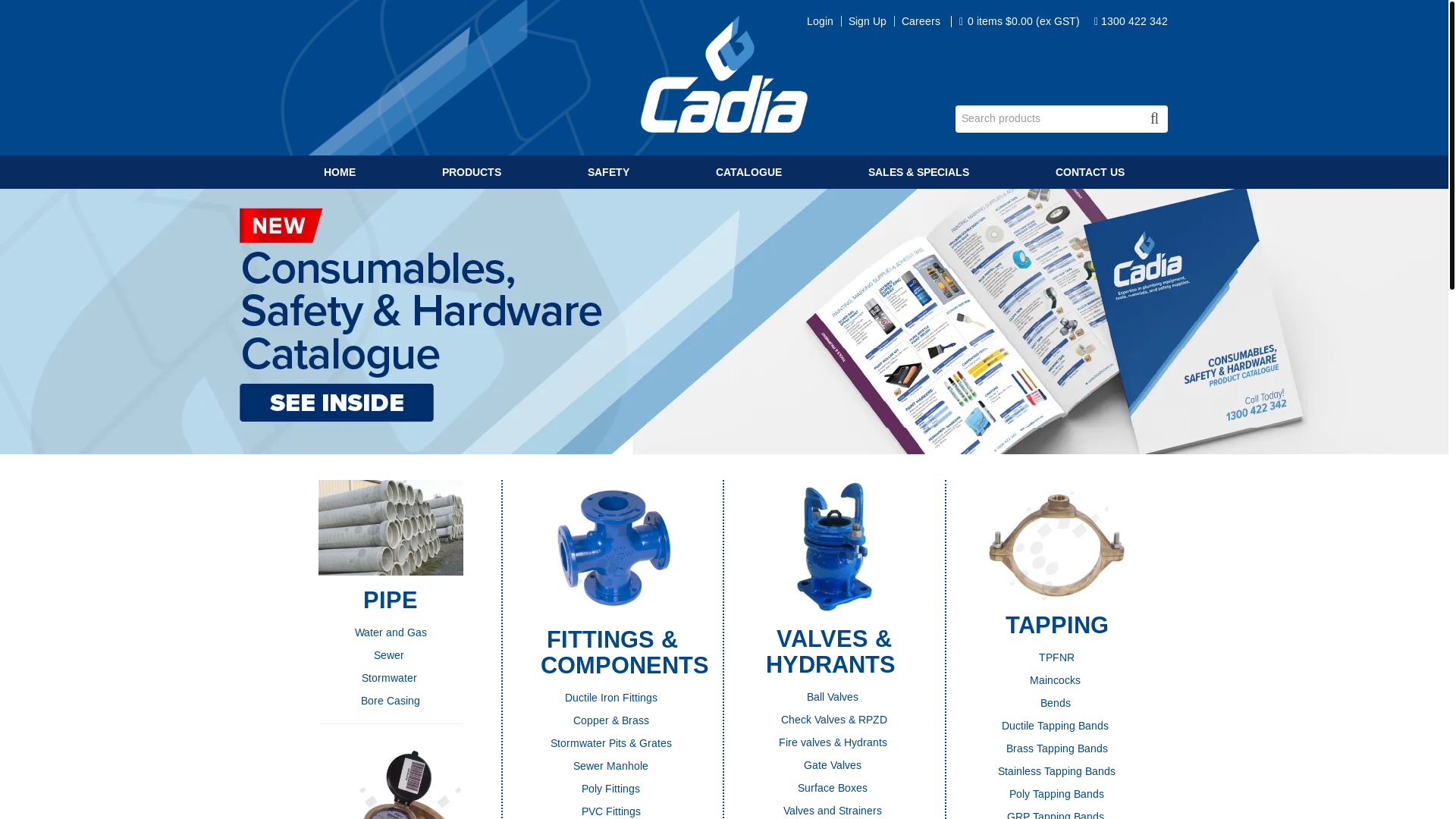 website screenshot of https://visit.cadia.com.au/