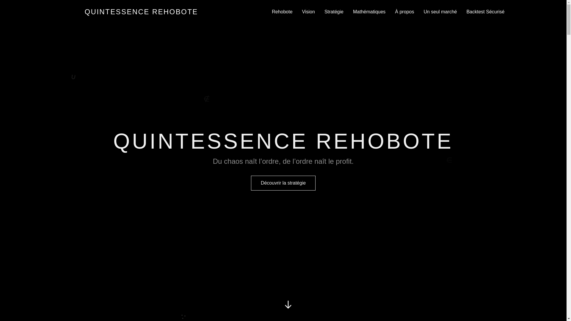 website screenshot of https://quintessencerehobote.com/