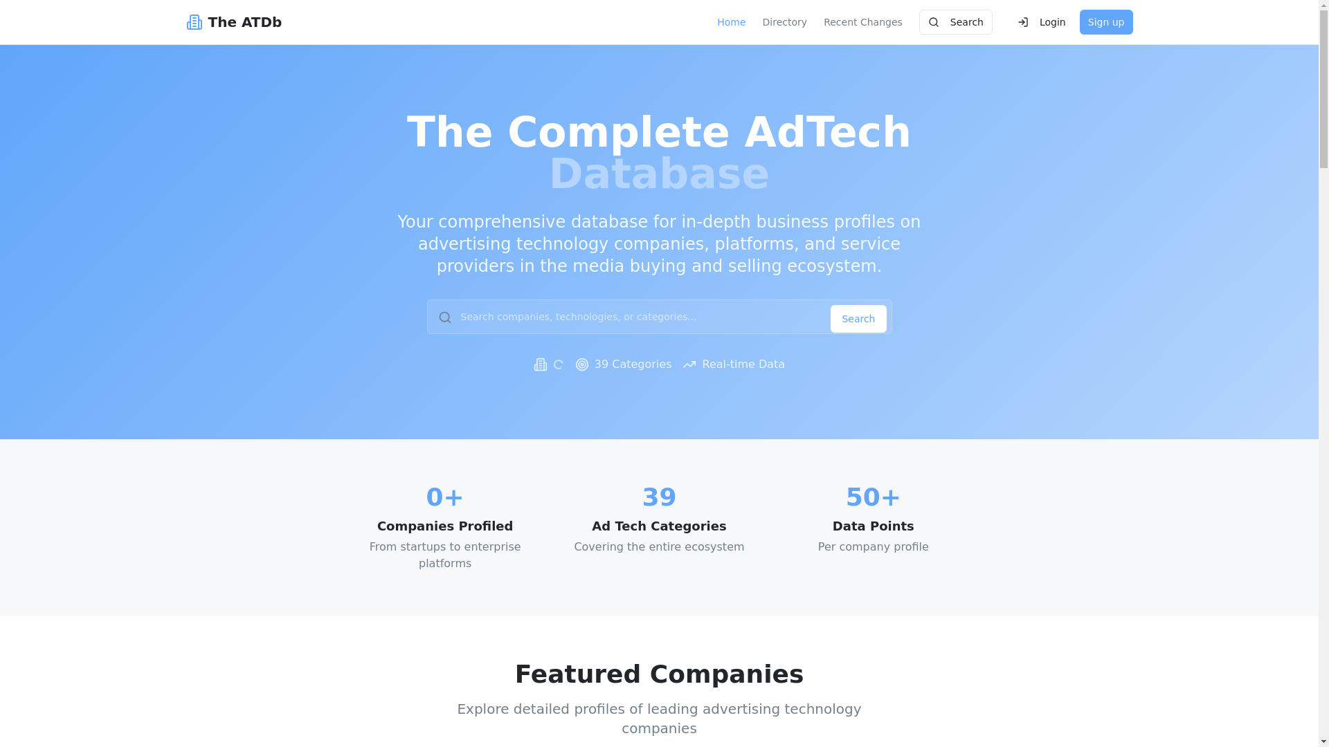 website screenshot of https://theatdb.com/