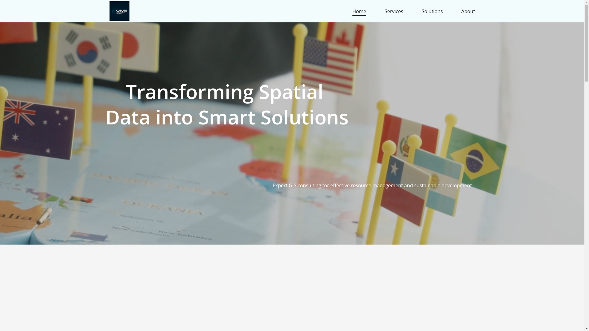 website screenshot of https://qamaribiz.com/