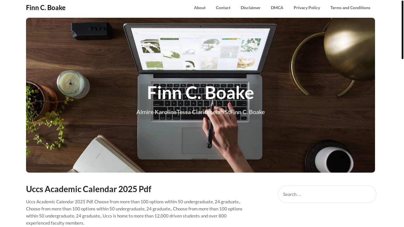website screenshot of https://finnboakec.pages.dev/