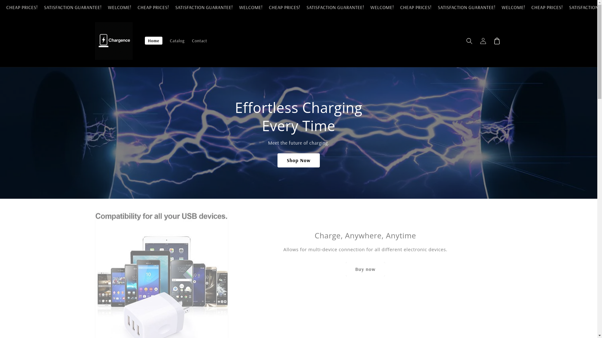 website screenshot of https://chargence.org/