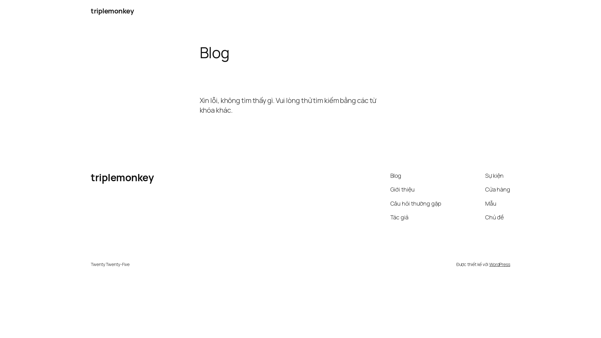 website screenshot of https://triplemonkey.cfd/