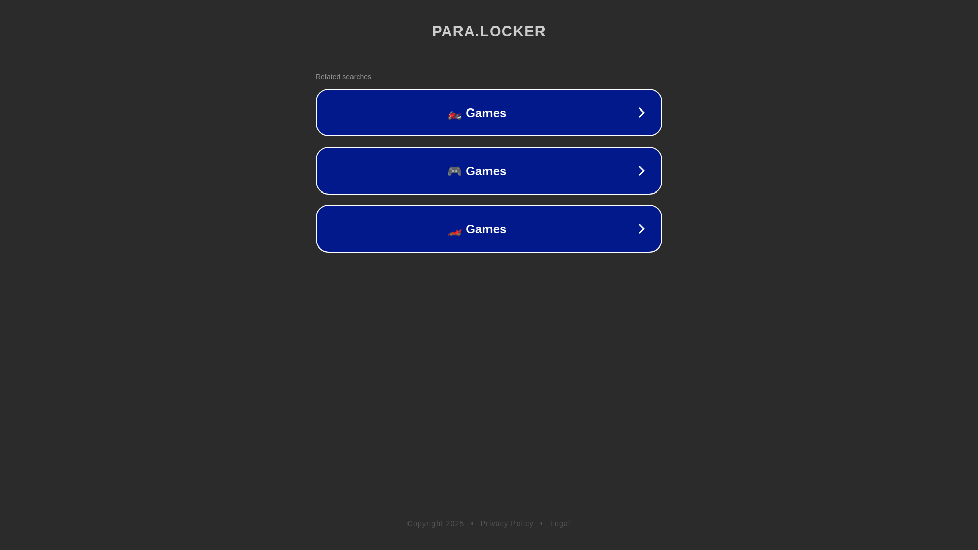website screenshot of https://para.locker/