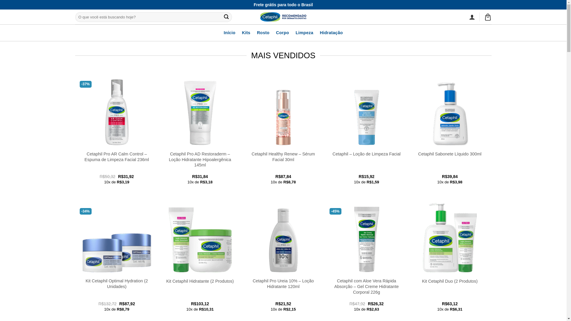 website screenshot of https://cetaphill-brasil.shop/