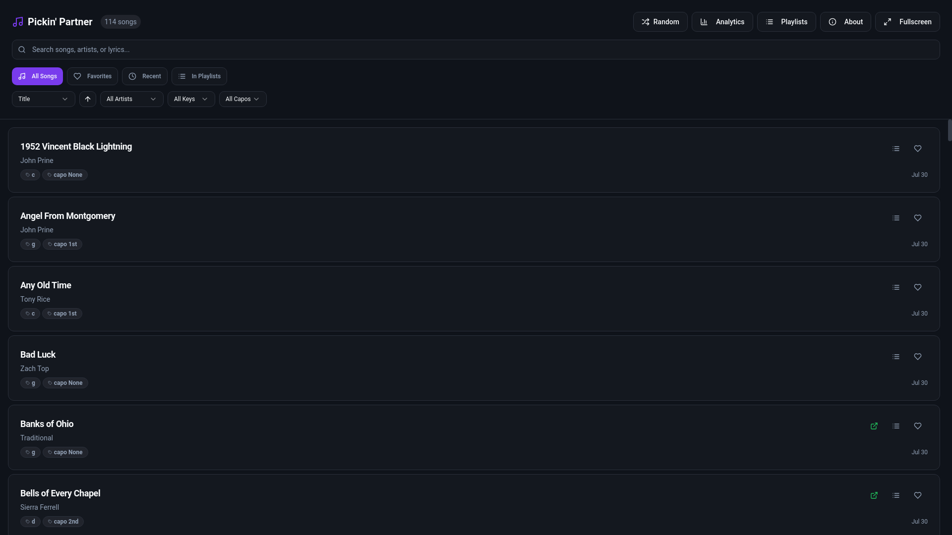website screenshot of https://pickinpartner.com/