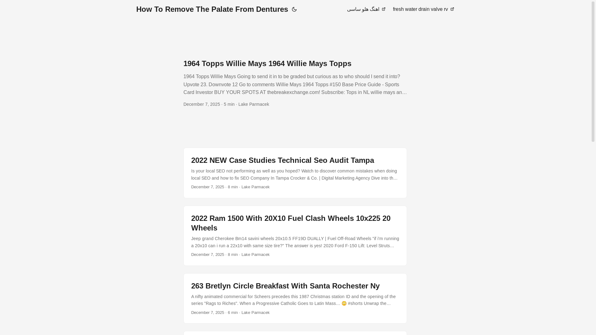 website screenshot of https://howtoremovethepalatefromdentures.pages.dev/