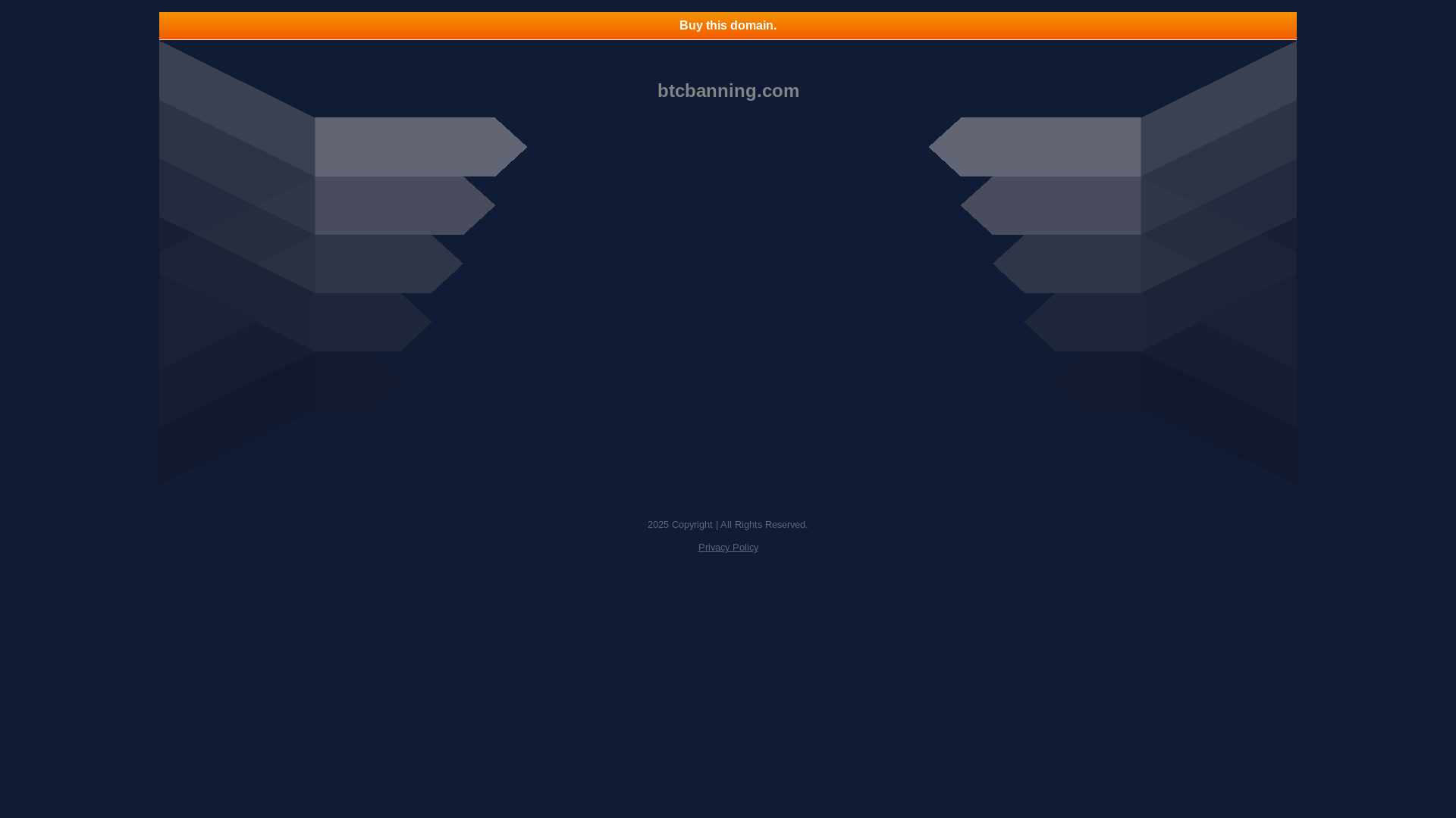 website screenshot of https://btcbanning.com/