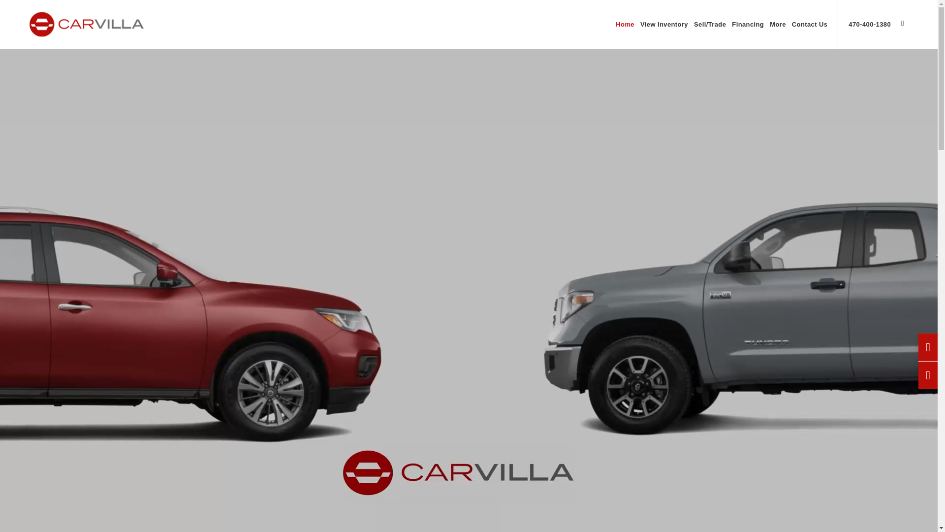 website screenshot of https://carvilla.com/