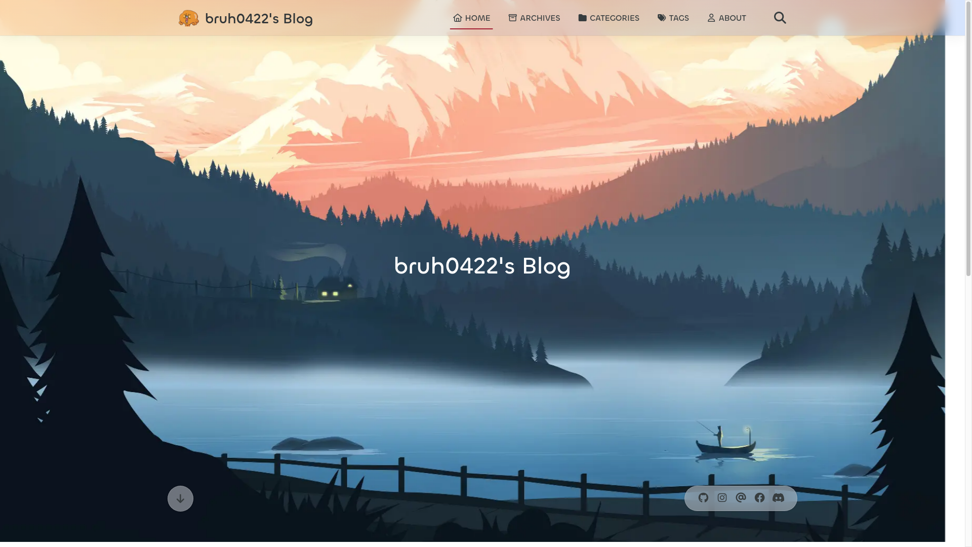website screenshot of https://blog-5cv.pages.dev/