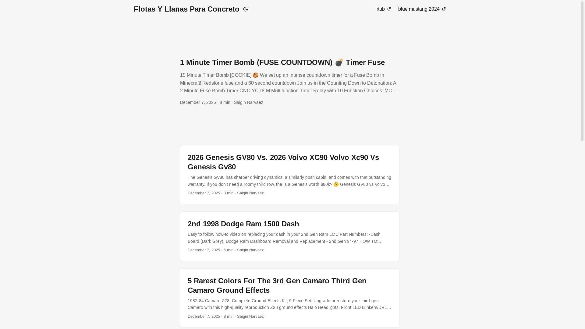 website screenshot of https://flotasyllanasparaconcreto.pages.dev/