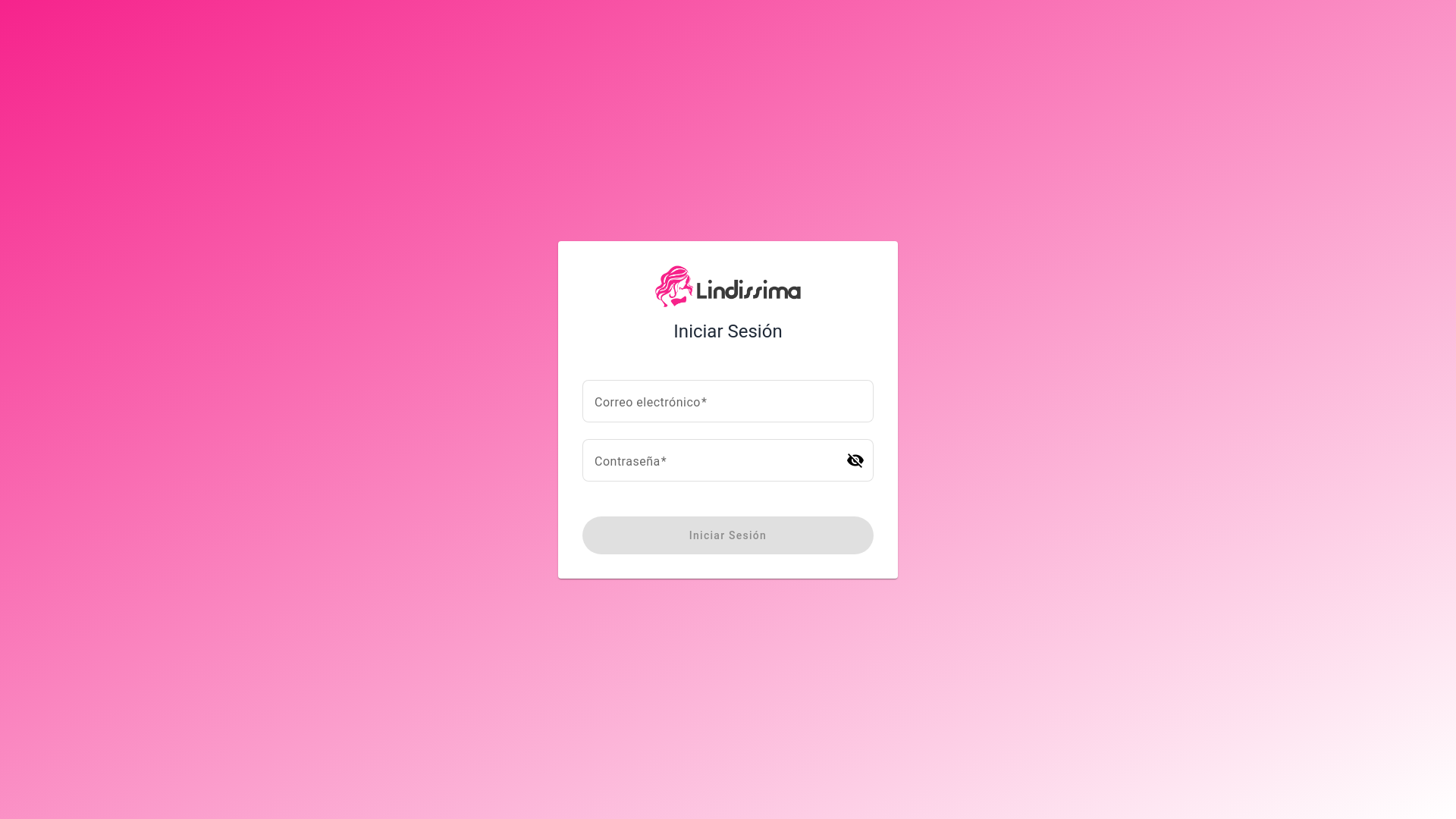 website screenshot of https://lindissima-dashboard.pages.dev/