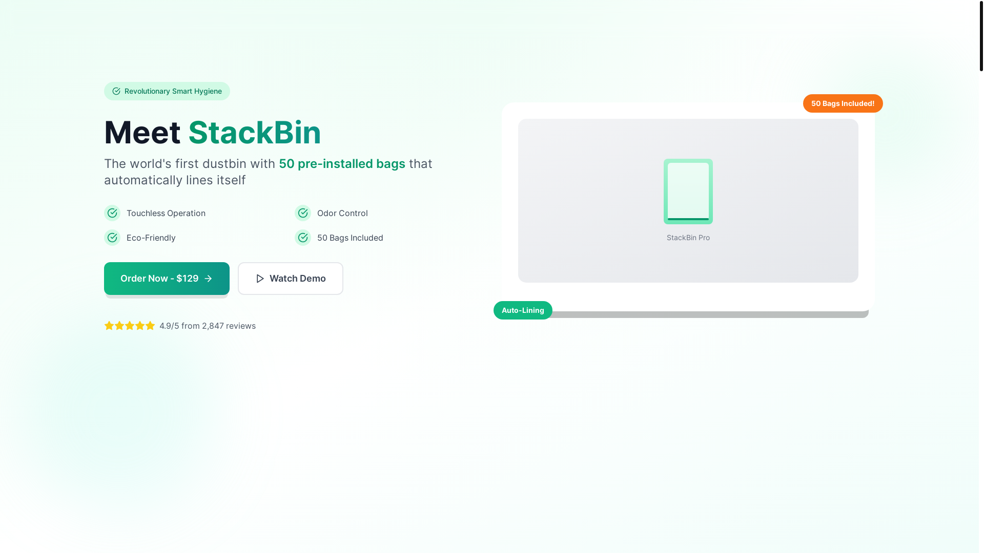 website screenshot of https://stackbinn.org/