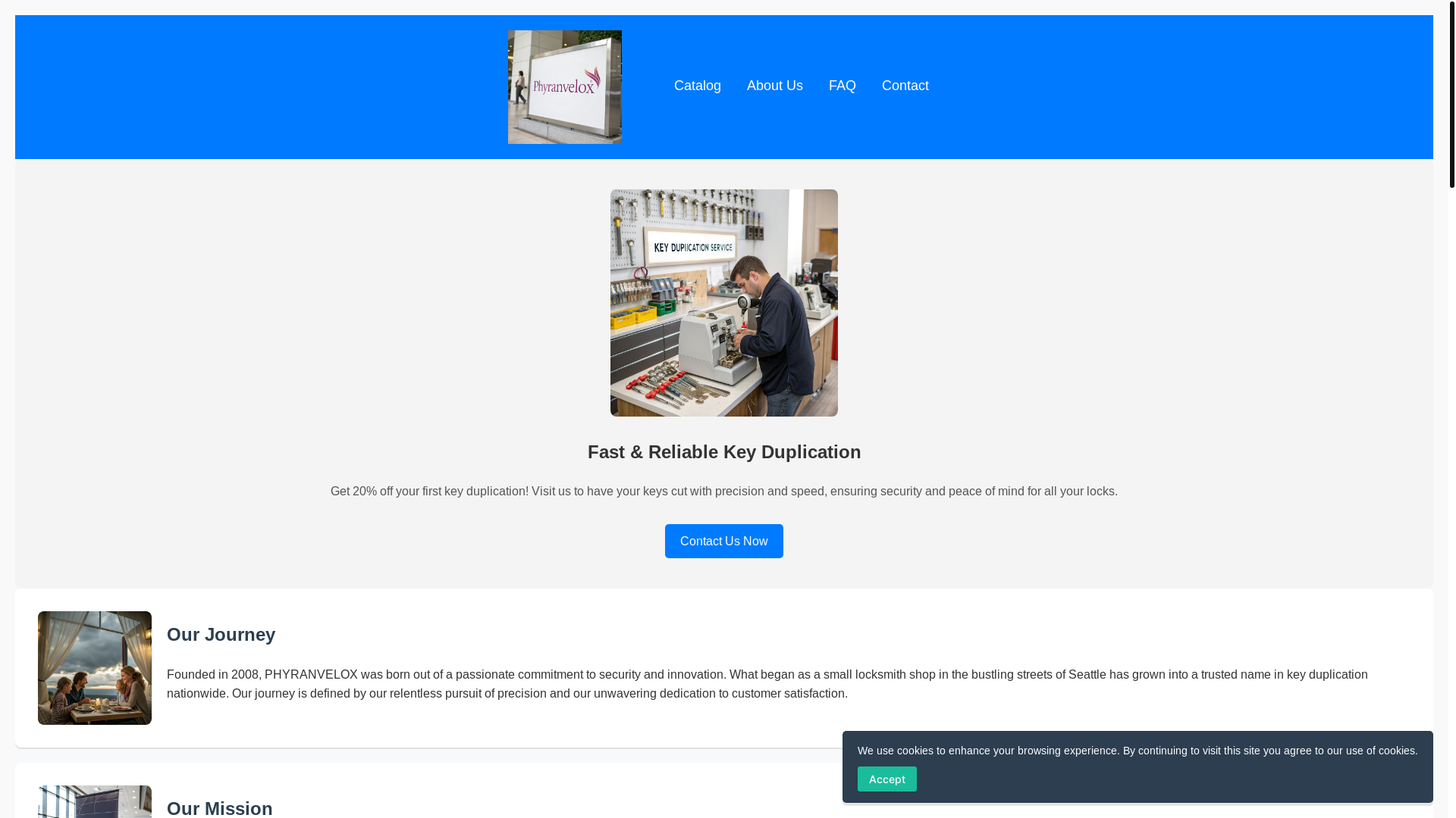 website screenshot of https://phyranvelox.com/