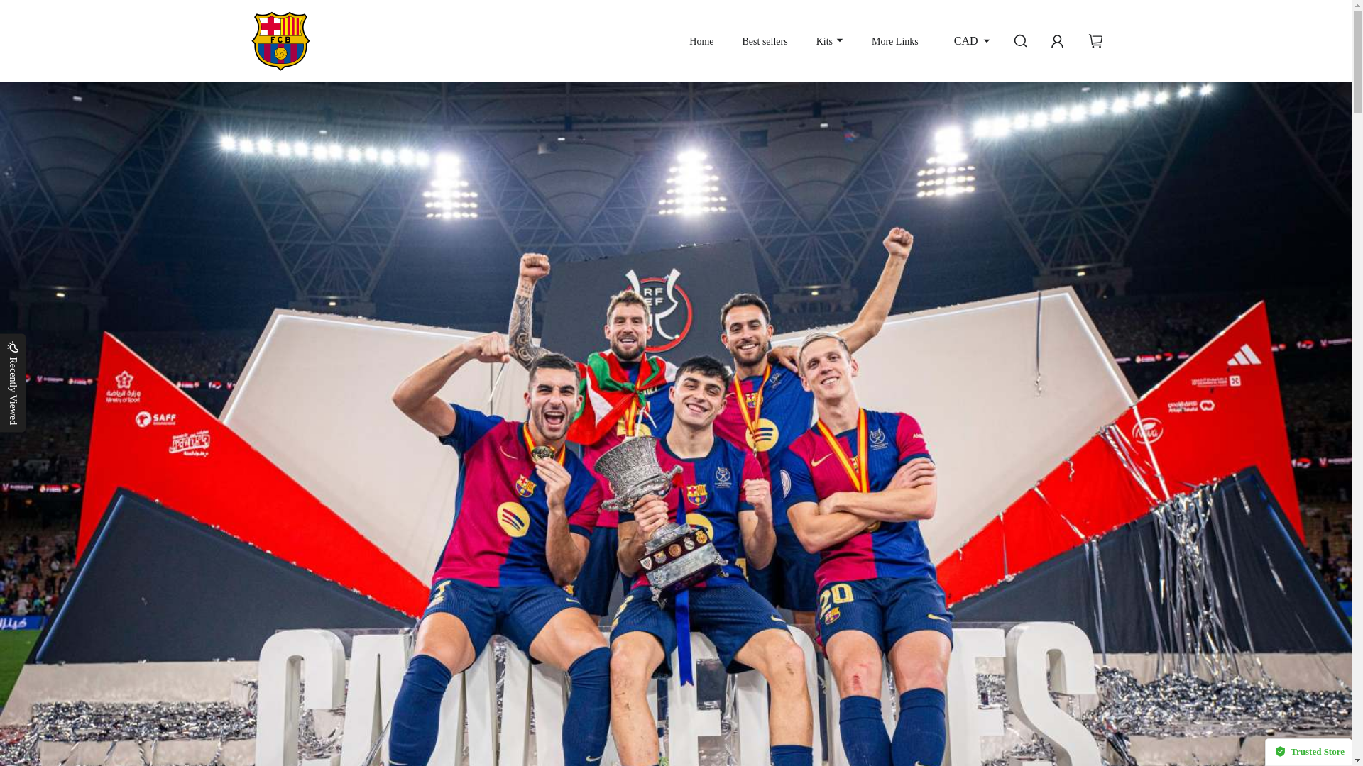 website screenshot of https://fcbarcelonamall.shop/