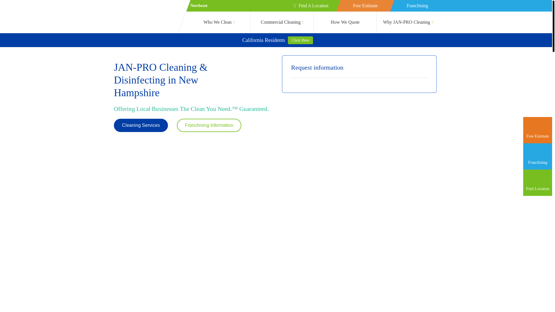website screenshot of https://jan-pro-svcsne.com/