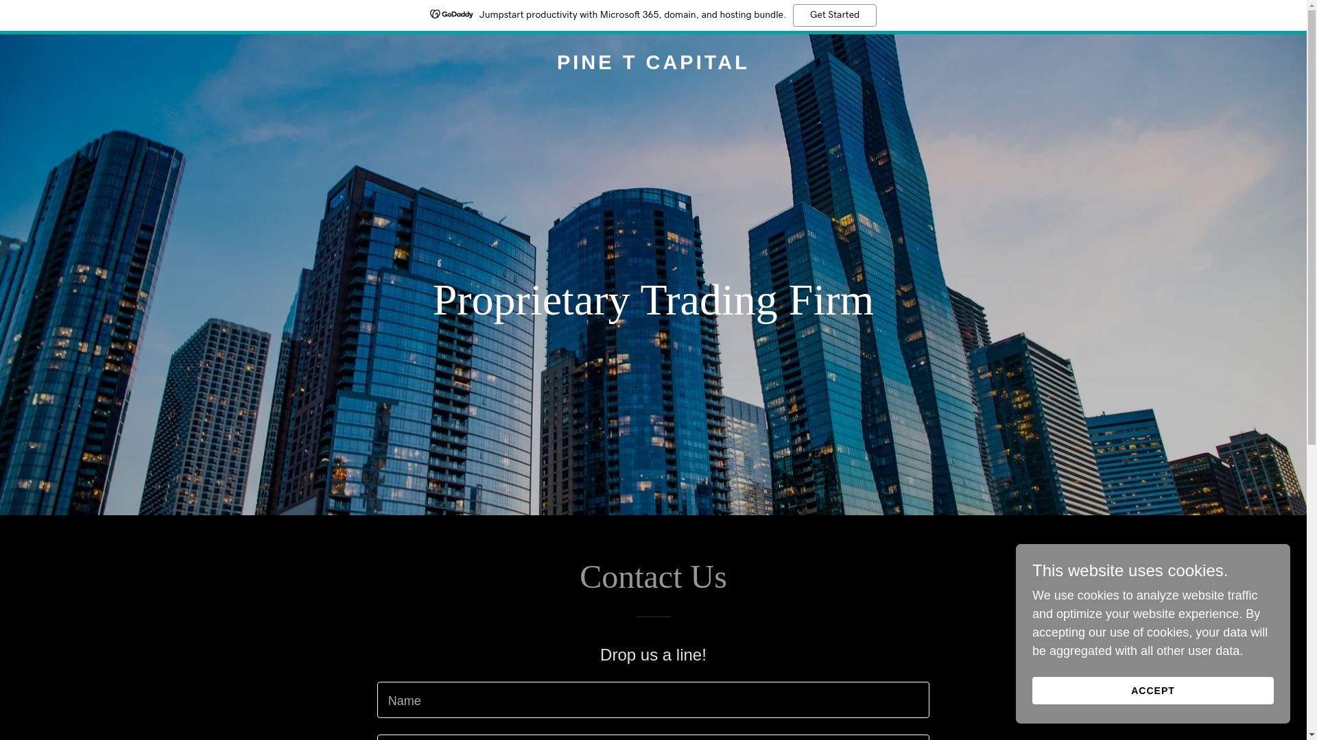 website screenshot of https://pinetcapital.com/