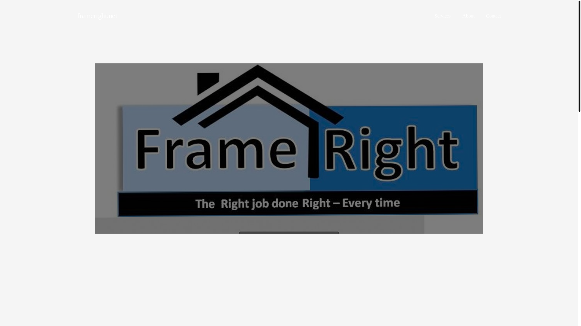 website screenshot of https://frameright.net/