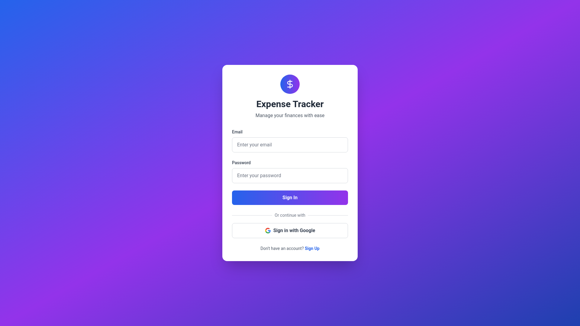 website screenshot of https://expenses-tracker-3t0.pages.dev/