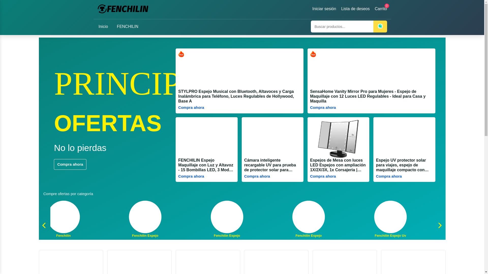 website screenshot of https://paulmartfench.shop/