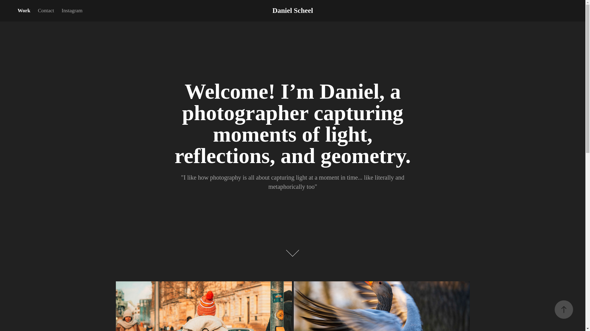 website screenshot of https://streetsandshadows.com/