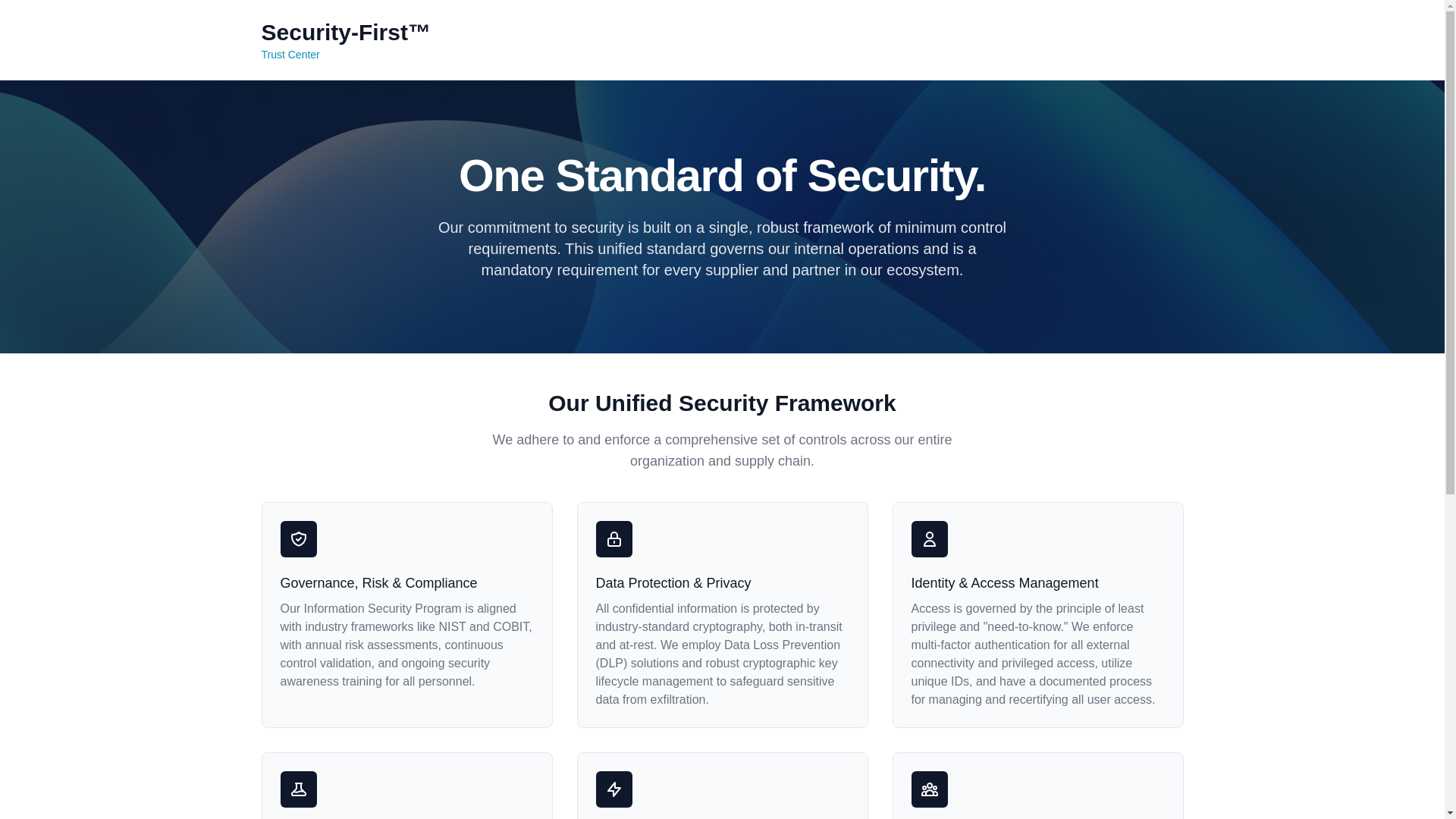 website screenshot of https://security-first.pages.dev/