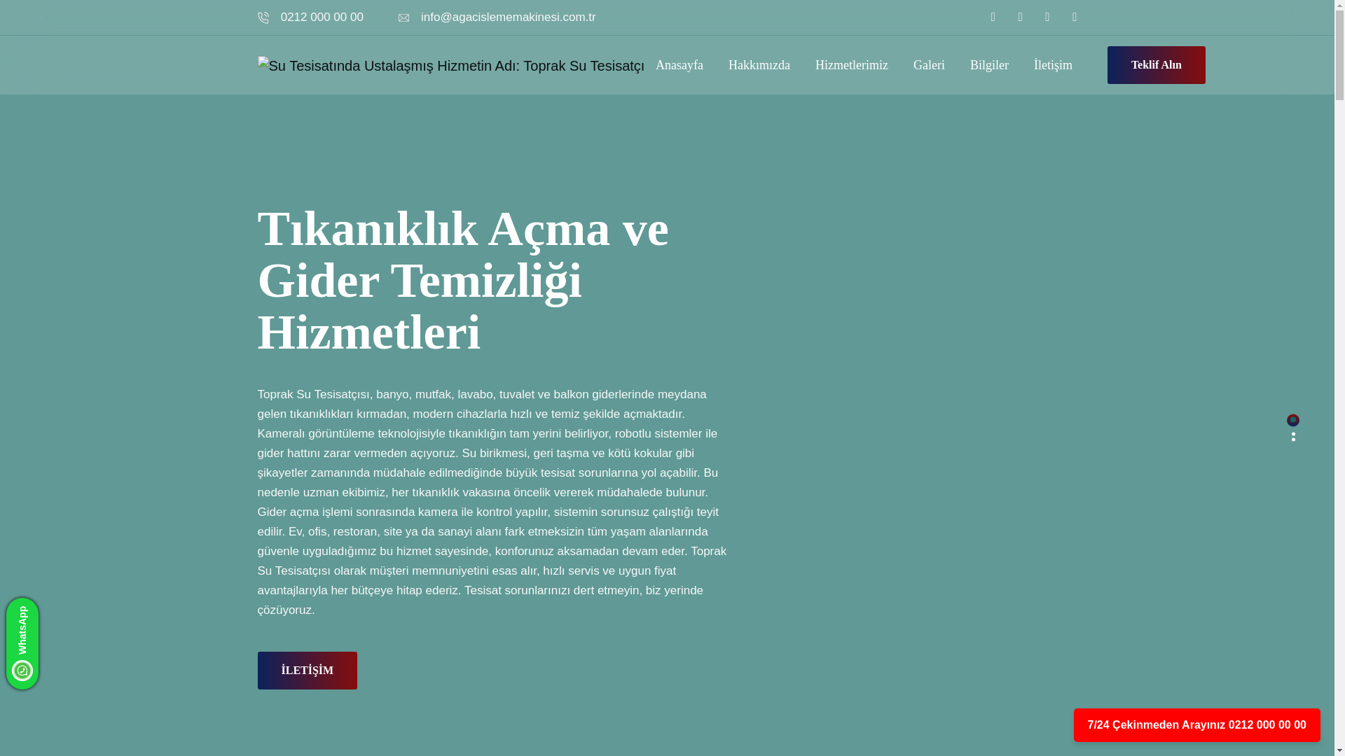 website screenshot of https://topraksutesisatcisi.com.tr/