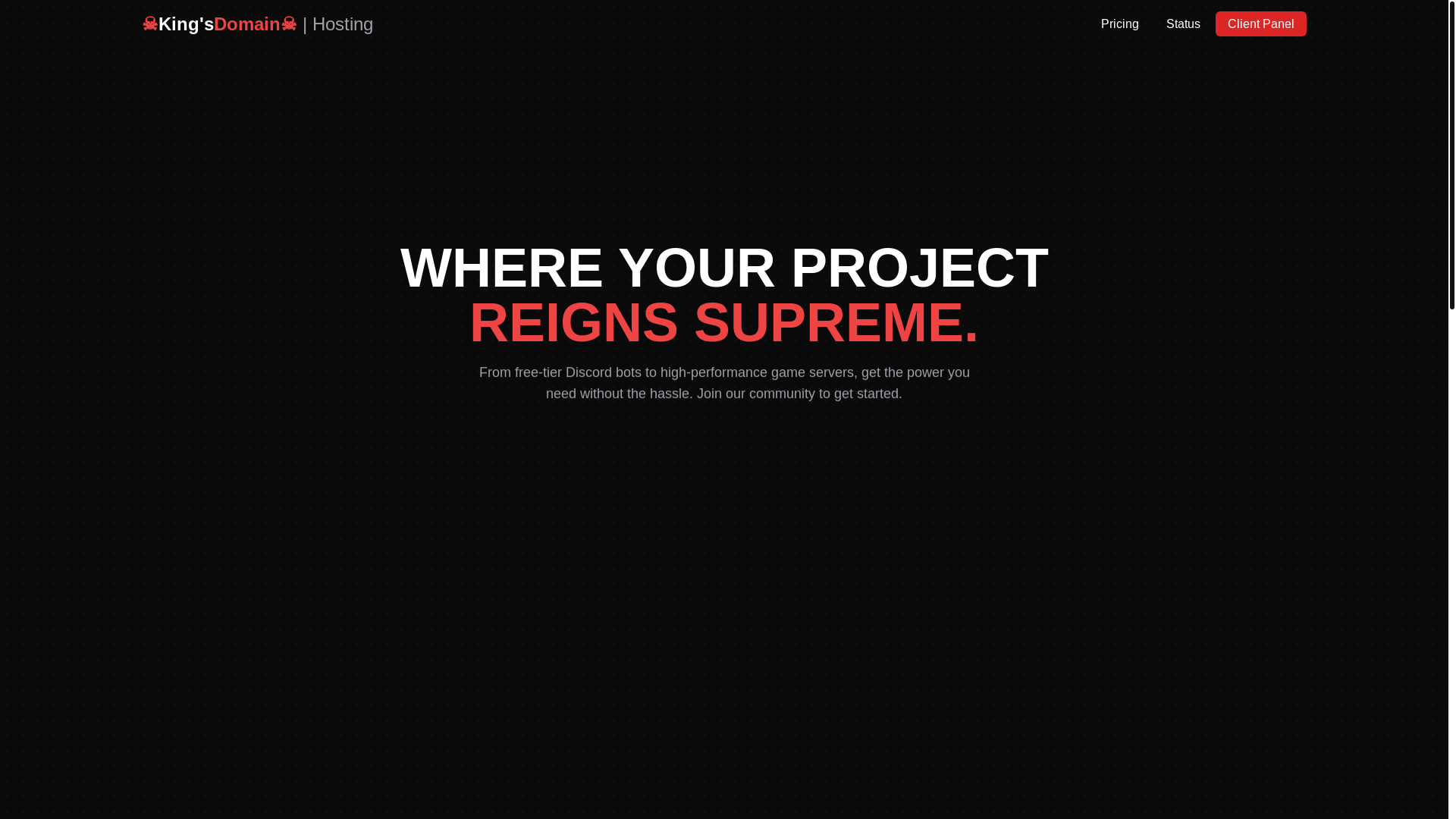 website screenshot of https://kingsdomain.pages.dev/