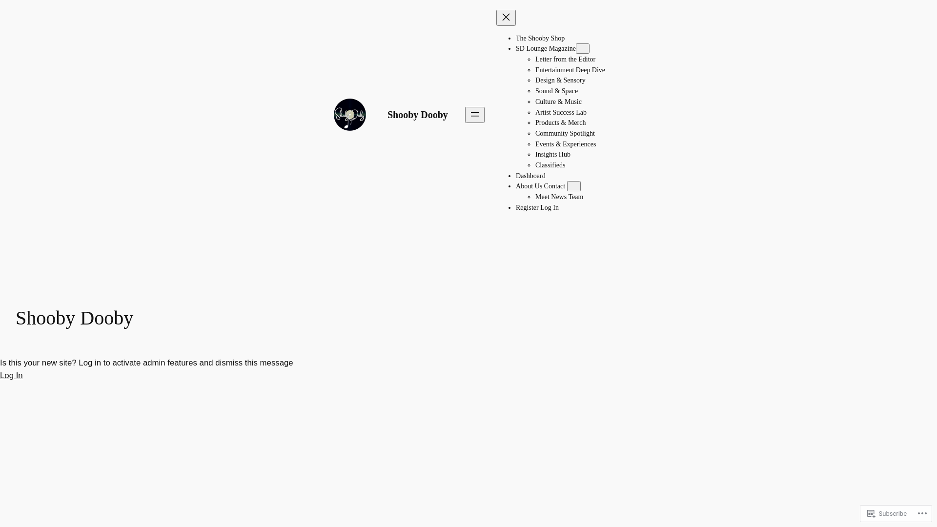 website screenshot of https://shoobydooby.shop/