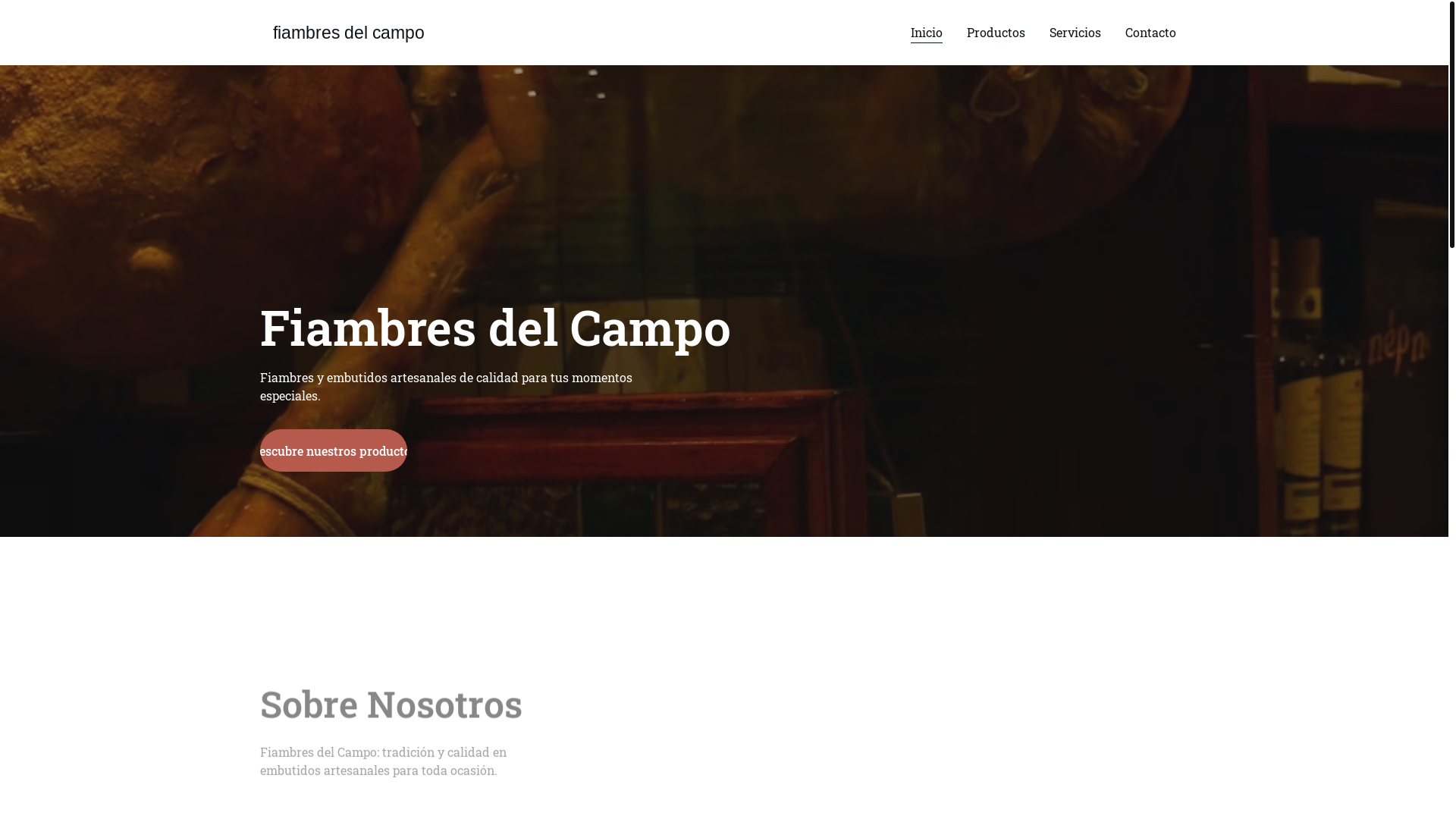 website screenshot of https://fiambresdelcampo.fun/
