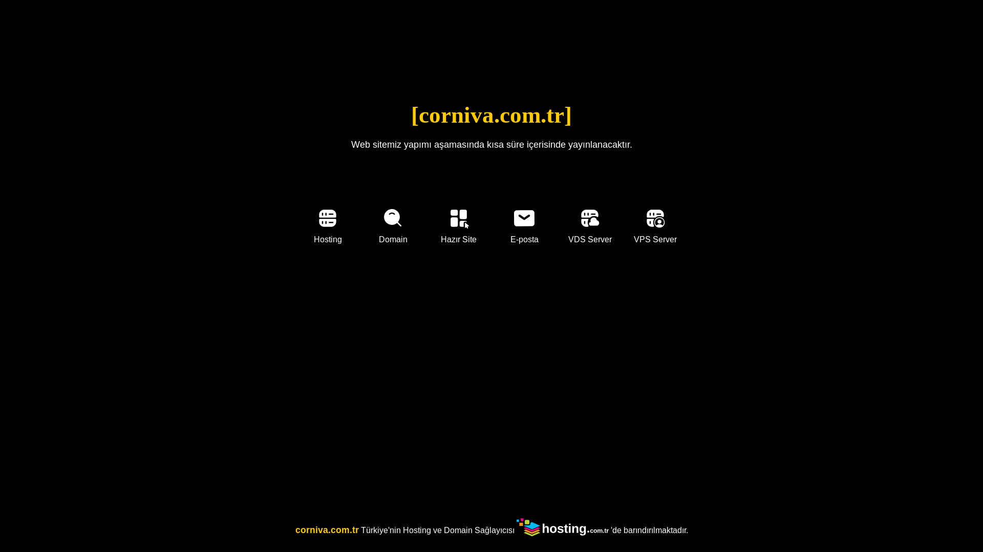 website screenshot of https://corniva.com.tr/