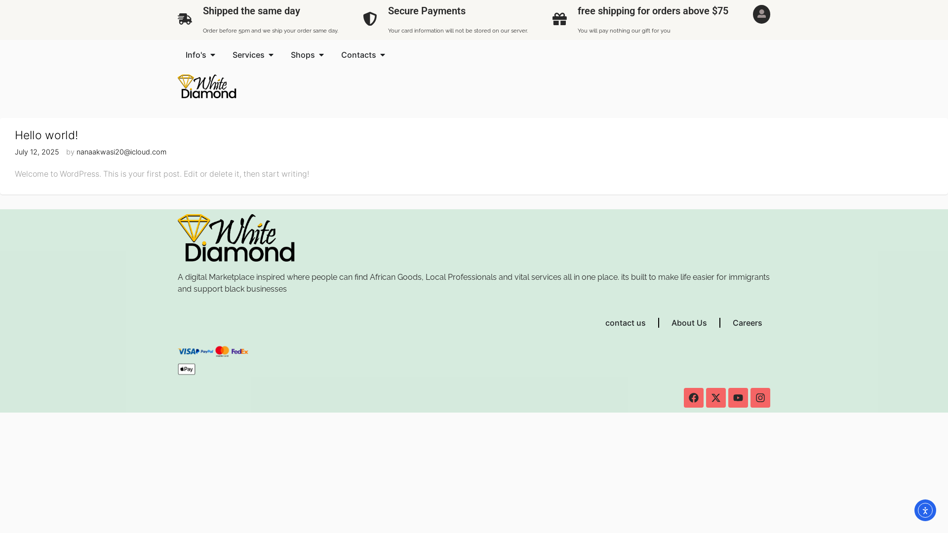 website screenshot of https://omnihubafrica.com/